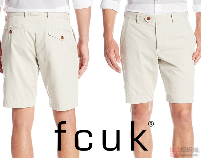 French Connection FCUK 男式休闲短裤 $14.92起，合箱转运到手约￥107